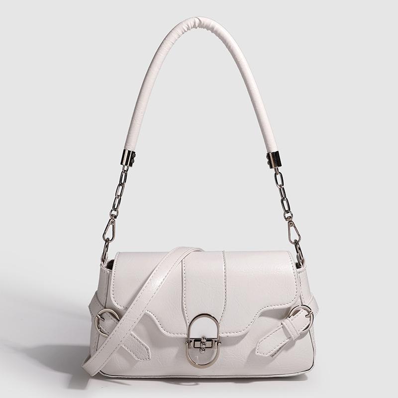 French Shoulder Bag Black Bag Niche Texture Bag Bag Retro Armpit Bag Versatile Crossbody Bag