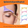 Silicone Eyeliner Stencil Wingtip Assist Eyebrow Pencil Eyeliner Eyeshadow Guide Stencil Lazy Quick Makeup Tool