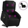 VidaXL Electric Massage Recliner, Relaxation Chair with Adjustable Backrest and Footrest, Seat of 3204247
