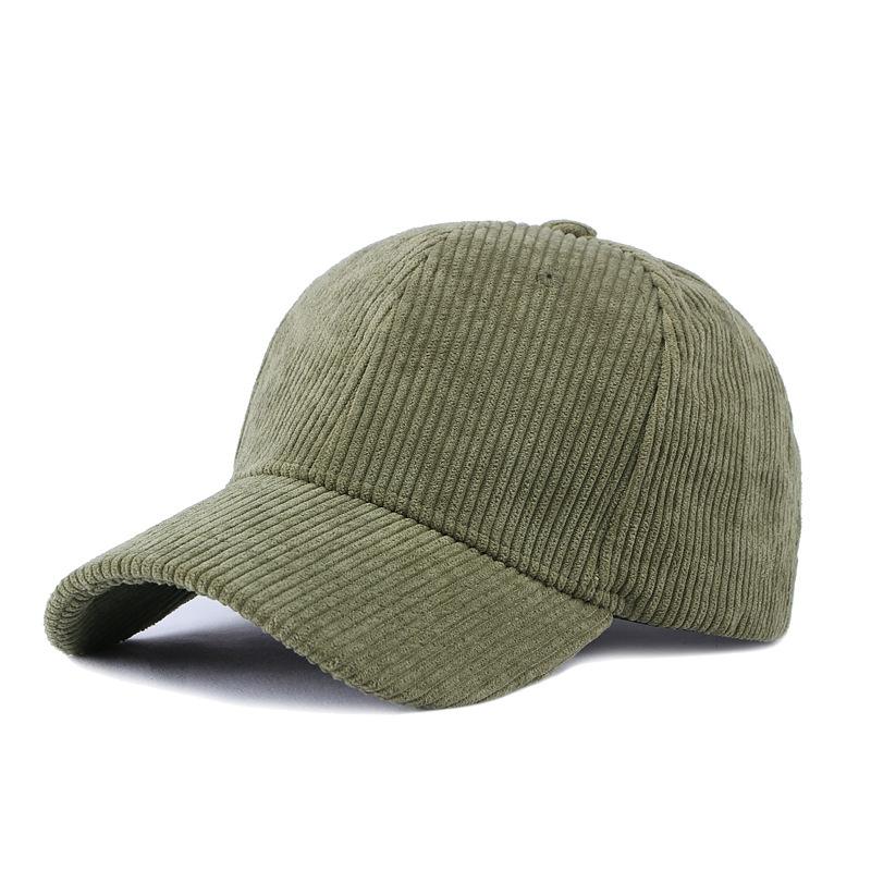 Warm Hat Women Autumn Winter Corduroy Baseball Cap Solid Color Outdoor Sports Cap Snapback Hat Ponytail Panama Cap Visor Hats