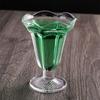 7oz 205ml Versatile Dessert Cup Household Drinkware Creative Cocktail Glass Transparent Sundae Ice Cream Cups Drinks for Party