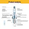 Высококачественная иридиево-платиновая свеча зажигания NGK 93340 MR8AP8HJS для Ferrari