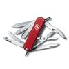 Mini Champ Red Swiss Army Knife Multifunctional Knife Orange Peeler Cuticle Press Swiss Made Multitool with 18 Functions Compact Disaster