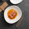 Simple Irregular Ceramic Deep Plate Creative Texture Soup Plate Salad Plates Snack Plates Hotel Molecular Food Tableware