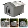 Outdoor Stray Cat Nest Rainproof and Insulated Designs for Stray Cats for All Seasons Large Capacity and Warm for Garden
