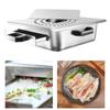Rice Noodle Rolling Machine Vermicelli Roll Steaming Kitchen Supplies Easy Clean Home Use Steam Pan