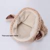 Lady Winter Hat Cartoon Lamb Head Shape Thick Fleece Ear Protection Dome Heat