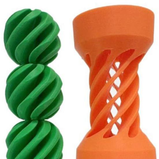 3D Printed Spiral Cylinder Ball Impossible Passthrough Spiral Cylinder Desktop Figurine Stress Anxiety Relief Kids Adults Educational Mini Column