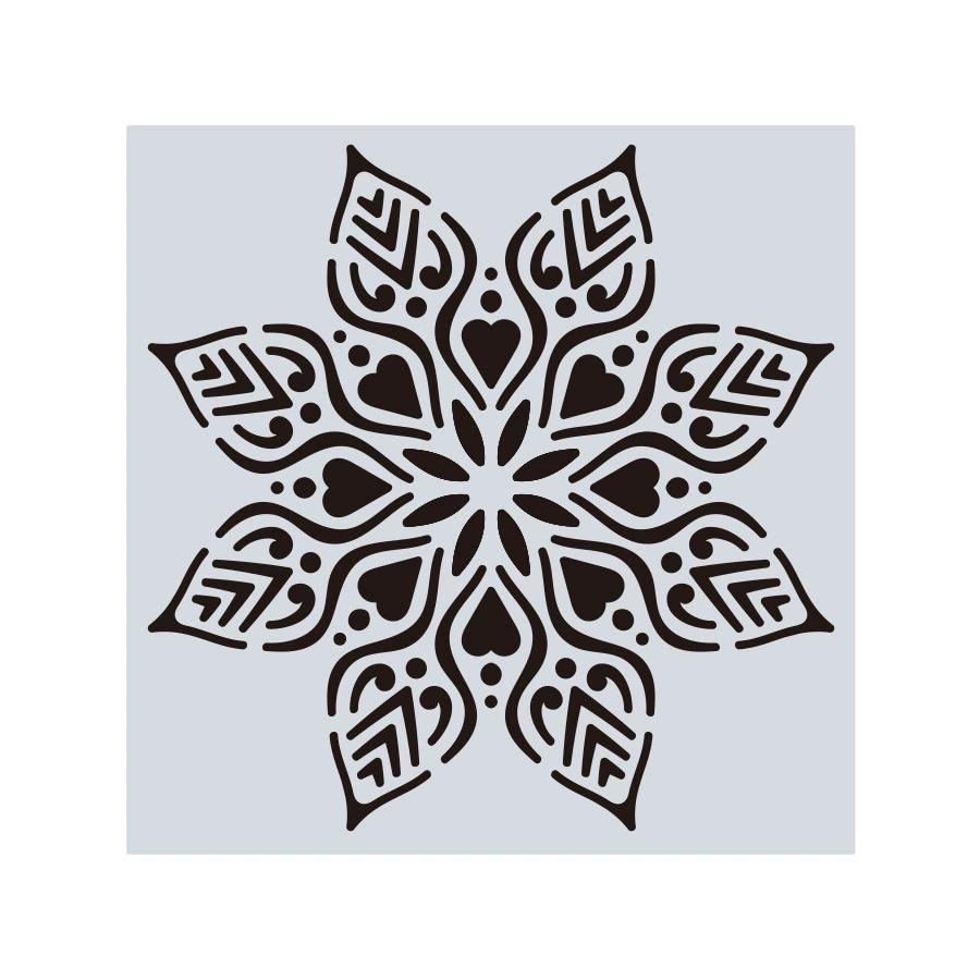 A4 Delicate Hollow Mandala Stencil Spray/hand Painting Template DIY Wall Window Scrapbooking Album Decoration Art Painting