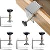 Ziyue Adjustable C-Shaped Clamps for Desks, Cabinets, and More, Set of 4, for Fixing Brackets, Reinforcement Hardware, DIY Work Tools