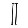 2 Pcs 107mm Steel Rear Driveshaft Dogbone For ARRMA 17 18 RC Car Replacement Repaire Part Black