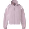 Woven Jacket Logo Color Blocked Sports Casual Loose Fit Jacket Women Jacket Purple Pink JP1457