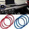 Car Air Conditioner AC Vent Outlet Ring Trim For Mazda MX-5 MX5 Mazda 2 CX-3 CX3 RF ND Car Accessories