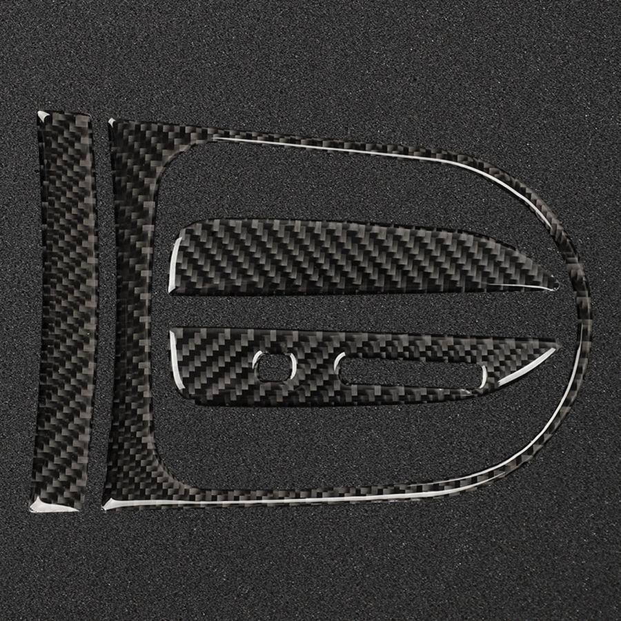 Декоративная накладка на панель переключения передач в стиле карбонового волокна, подходит для Ford Mustang 2015-2019