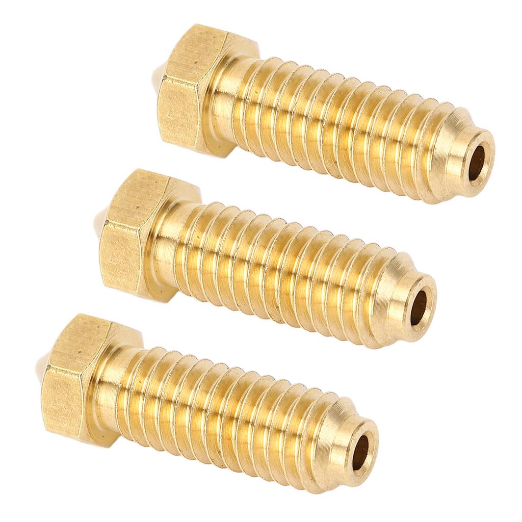 3Pcs 3D Printer Brass Nozzle Kit for Anycubic Kobra 2 Kobra 2 Pro Kobra 2 Maximum Kobra 2 Plus