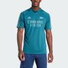 Adidas Arsenal Tiro 23 Training Jersey, Letter Print Spliced, Short Sleeve, Football Men Tops Rich-Green HZ2206