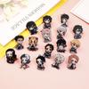 Japanese Anime Brooch Demon Slayer Acrylic Brooch DIY Decoration Backpack Clothes Hat Gifts for Friend