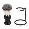 Men Beard Care Tool Set Shaving Brush with Stand Hair Shaving Brush with Holder for Shaving Cream