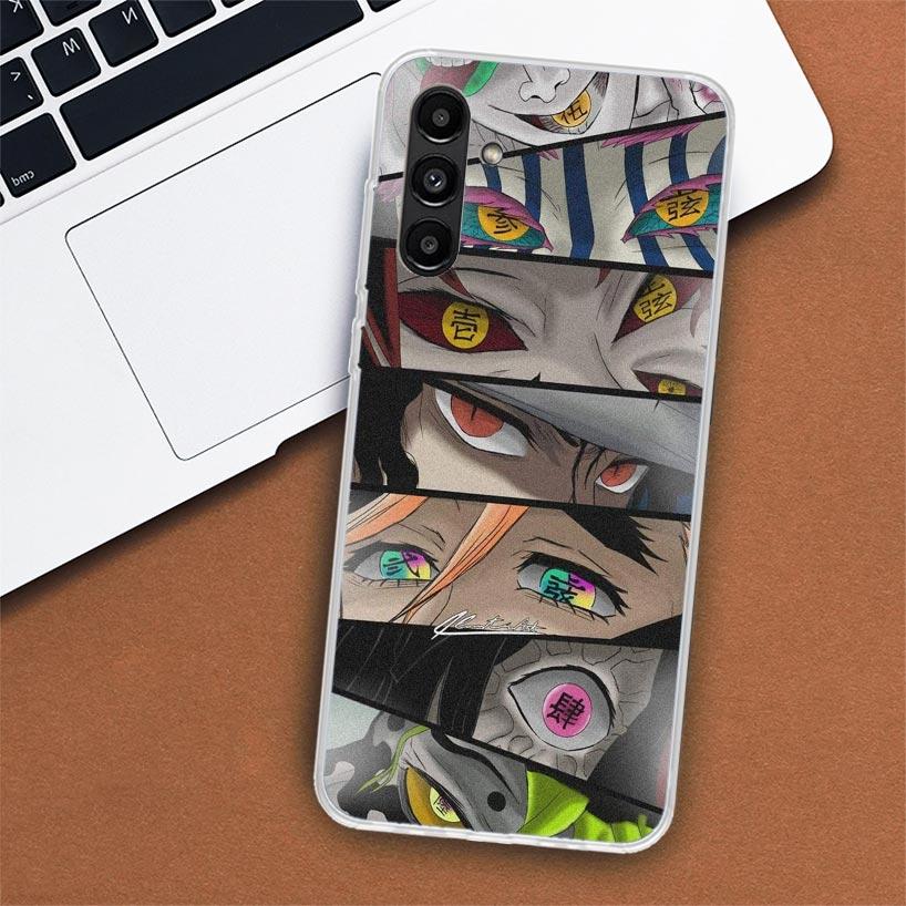 Anime Comic Manga Eyes Phone Case For Samsung Galaxy A55 A54 A53 A52 A15 A14 A13 A12 A35 A34 A33 A32 A25 A24 A23 A22 A04S A03S A