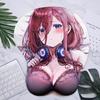 Sexy Mouse Pad For The Quintessential Quintuplets Nakano Anime 3D Breast Mousepad Wrist Rest Silicone Creative Mouse Mat