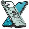 For iPhone 17 Pro Max Case PC+TPU Anti-Drop Phone Cover with Ring Kickstand