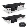 Wide Cot ICECO Cot Camping Bed Load Capacity Quiet High Density 1000D Polyester A7075 Aluminum Alloy Easy To Compact Disaster Home Storage Bag