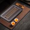 Bamboo Tea Tray Drainage for Kungfu Set,Simple, Water Storage Table Home Office