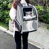 Portable Pet Carrier Backpack Foldable Cat Carrying Bag Creative Travel Puppy Bags  Pet Supplies