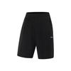 Comfortable Versatile Simple Solid Color Sports Shorts Women Shorts Black AKSV124-1
