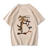 Unisex Funny Wile E Coyote Tee Shirt Unisex Women Cartoon Casual T-shirt Graphic EU Size Tops Streetwear Y2k Tshirt Hip Hop Gothic Clothes