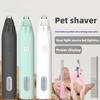 Rechargeable Dog Hair Trimmer with Led Light Pet Foot Hair Trimmer for Dog Paw and Cat Nail Care
