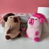 Bag Pendant Stuffed Capybara Keychain Matte Texture Capybara Worm Doll Pendant
