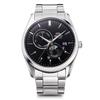 SUN & MOON Contemporary Automatic Watch, Men's, Black, RN-AK0302B, with Japanese Manufacturer's Warranty