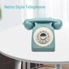 Desktop Corded Phone 80s Vintage Retro Style Telephone Desk Landline Phone Support Ring Volume
