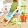 Wooden Potato Grater Cucumber Vegetable Slicer Salad Kitchen Shredder Cheese Carrot Chopper Potato Peeler French Fry Cutter