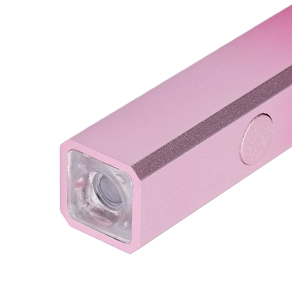 Handheld Nail Lamp LCD Display 3W 2 Timer 395 405nm Rechargeable Aluminum Alloy Housing UV Nail Ligh