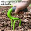 Garden Twist Cultivator Easy Assembly Steel Hand Tiller Lawn Aerator Soils Manual Twist Tiller Gardening Tool