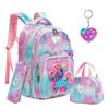 3pcs Kids Backpacks for Girls School Bag with Lunch Box Set Cute Bookbag for Primary School