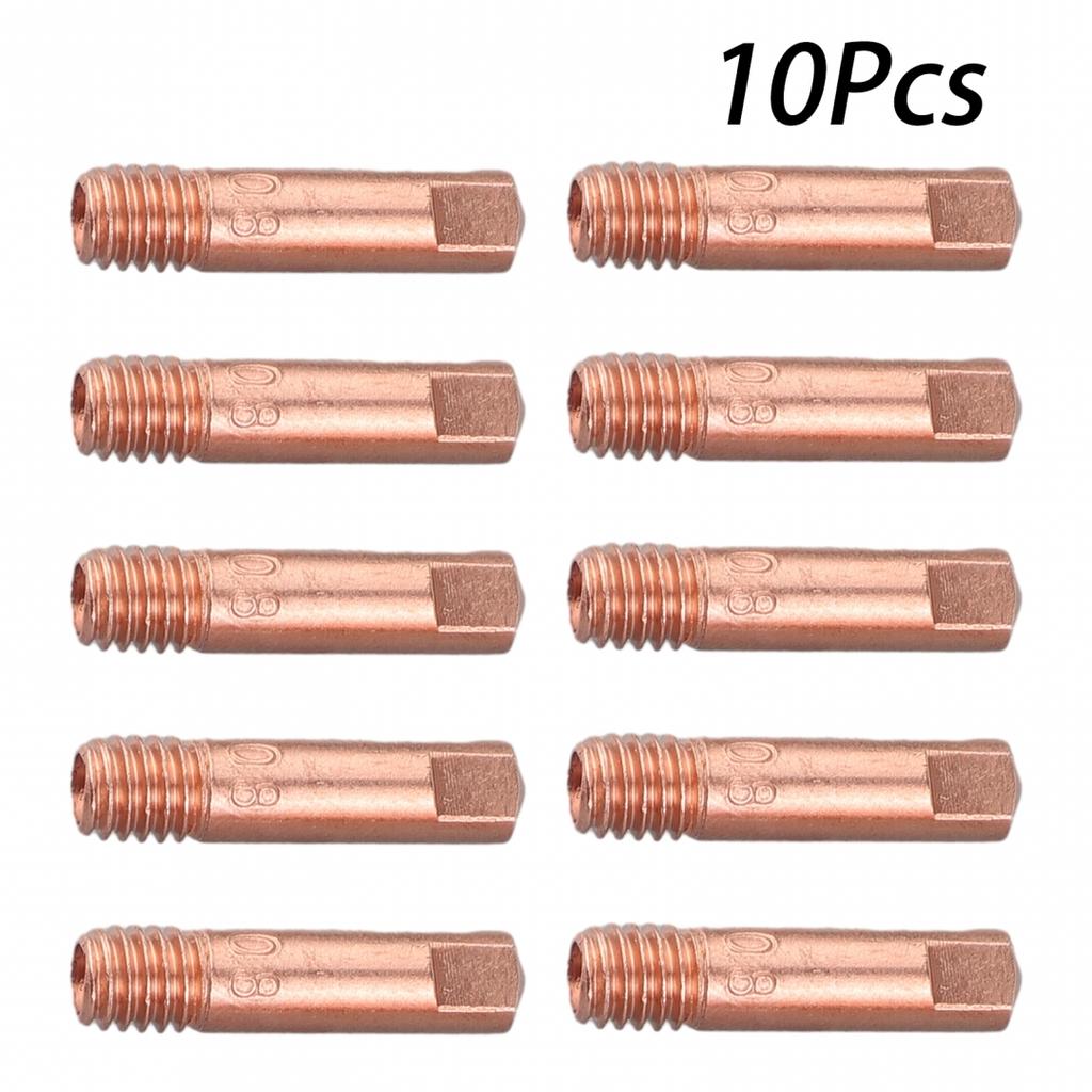 Kits Nozzles Copper 256mm 0.8 1.0 1.2mm MB-15AK MIG MAG Welding