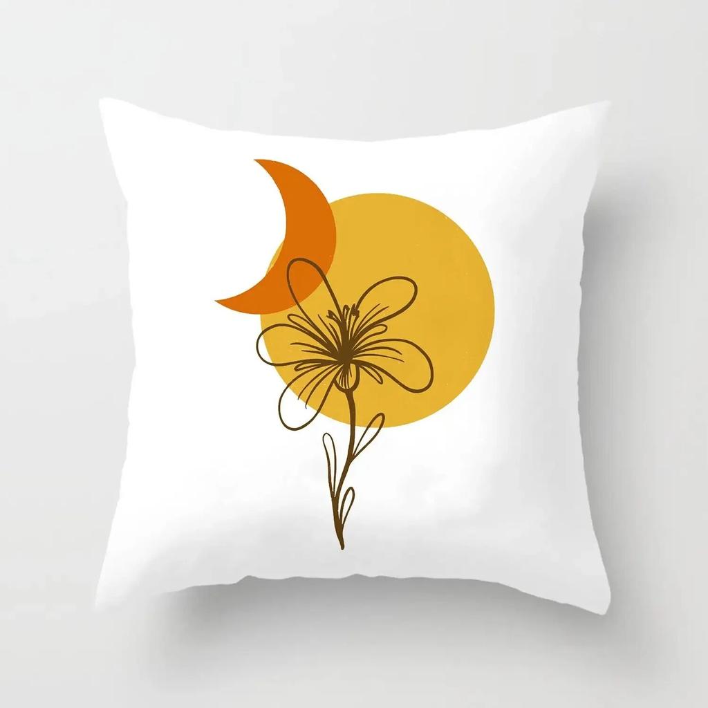 Bohemian Home Decor Pillow Case Abstract Simple Geometric Print Throw Pillow Case Bedroom Room Living Room Sofa Cushion Cover