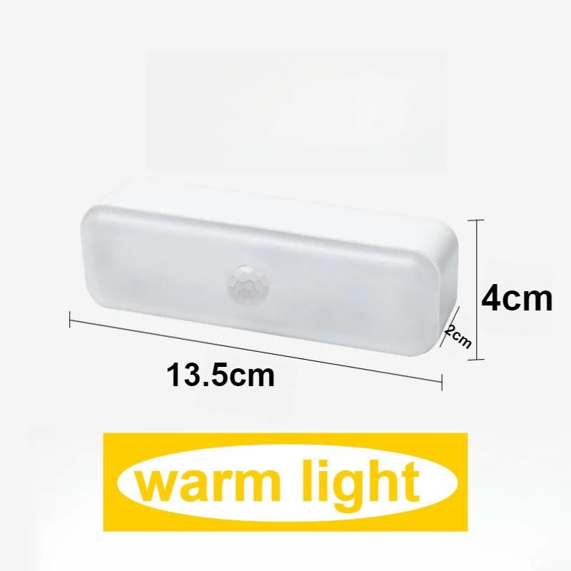 Motion Sensor Night Light Rechargeable Smart Motion Sensor Cabinet Light Wireless LED Night USB Stair Lamp Bedroom Kitch