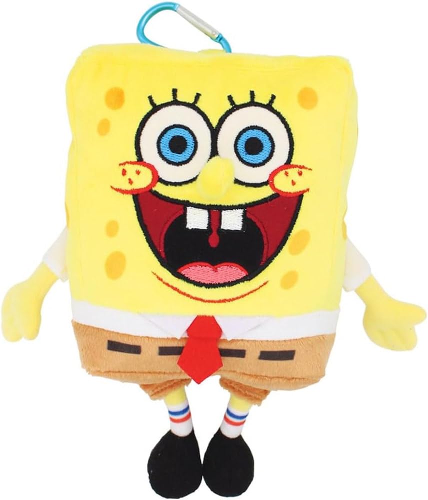 Tee's Factory SpongeBob Plush Zipper Mascot with Carabiner SpongeBob SB-5546291SB