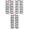 Tools Wispies Fluffy Long Natural Eye Lash Extension 3D Mink False Eyelashes Full Volume Thick