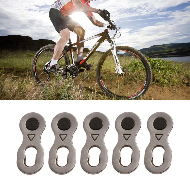 2Pcs Portable Bicycle Chain Master Link Joint Connector 6/8/10 Speed Quick Clip