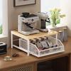 Coffee Machine Sideboard with Storage for Tea Bags, Bread, Snacks, Desserts, Coffee Capsules, and Cups