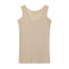 Gunze Cool Magic Tank Cotton Summer and with Underarm Sweat Noble Beige Sweat-Absorbing Top, Blend, Innerwear, Quick-Drying, Antibacterial,