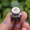 1Pc Micro Full Metal Gearbox Gear Stepping Motor Mini 15Mm 2-Phase 4-Wire Gear Stepper Motor Diy Robot Car Monitor Camera
