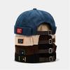 Unisex Personality Labeling Corduroy Hat Retro Hat