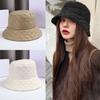 Warmth Basin Hat Waffle Bucket Hats Sweet Fisherman Hat  Women's