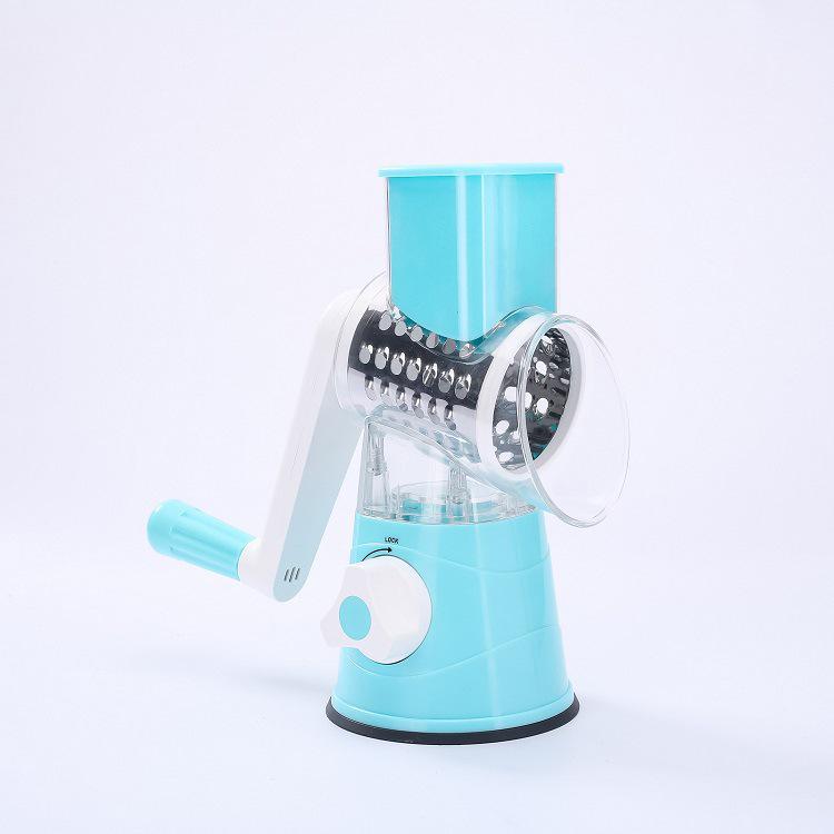 3In1 Hand-Cutter Vegetable Stainless Steel Multi-Function Drum Rotary Grater Fruit Potato Onion Slicer Kitchen Tool Food Chopper